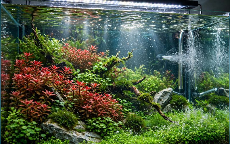 High-Tech Planted Tank Setup: CO2, Light & Ferts